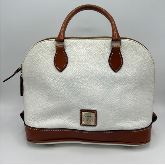 Dooney & Bourke Handbags - Dooney & Bourke White and Tan Bag